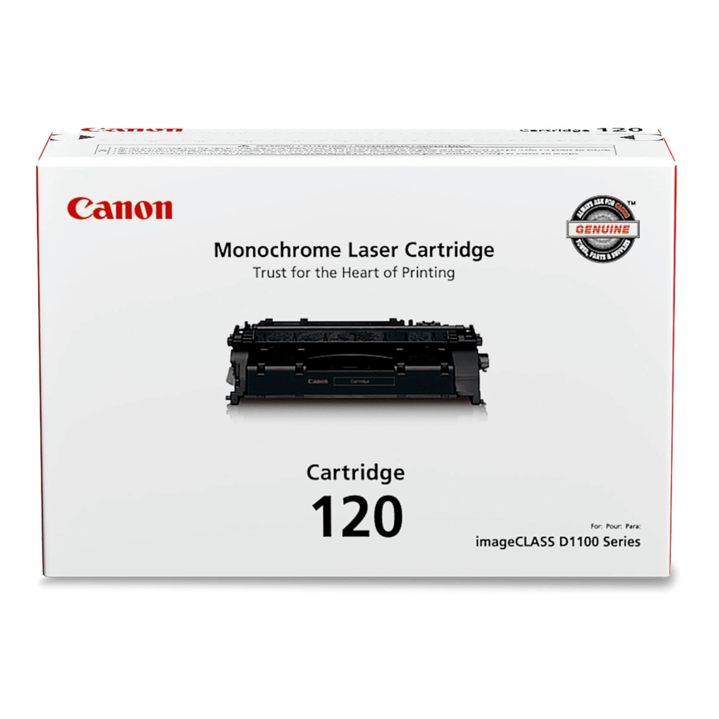 Canon 120 Toner Cartridge, Genuine Black (2617B001AA) TonerXpres