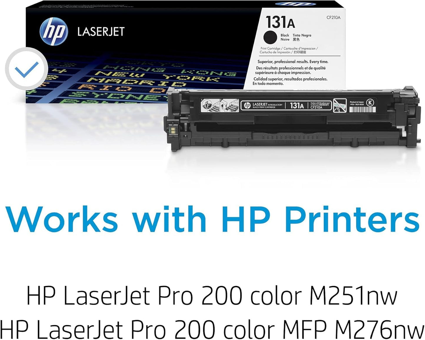 HP 131A Toner Set Cartridge Original (4-Pack, Black, Cyan, Yellow, Magenta) TonerXpres