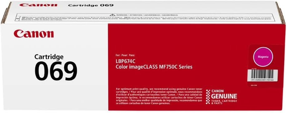 Canon 069 Toner Cartridge Set 4-Pack | OEM CMYK for MF753Cdw LBP674Cdw TonerXpres
