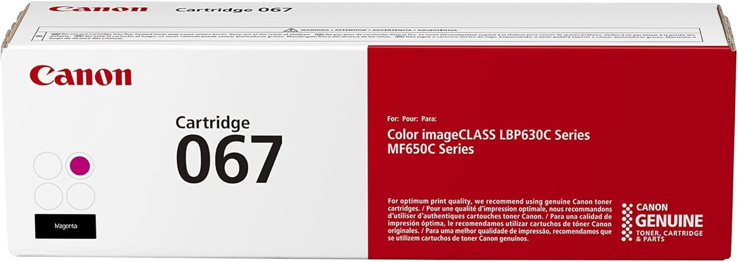Canon 067 Toner Set 4-Pack | Genuine OEM for MF653Cdw MF654Cdw MF656Cdw Printers TonerXpres