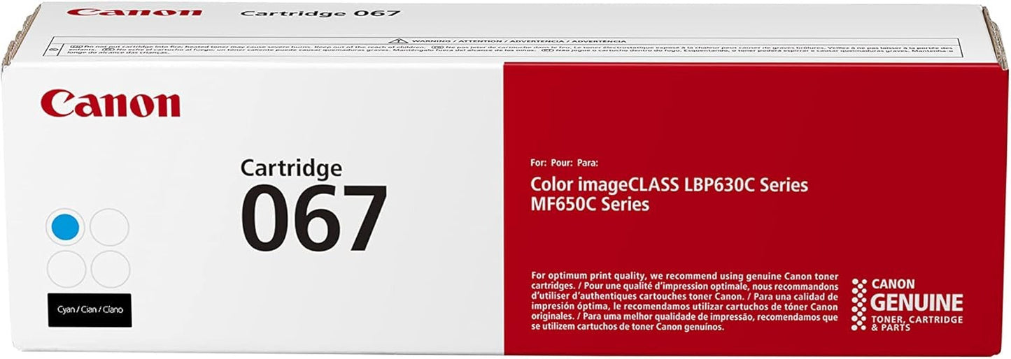 Canon 067 Toner Set 4-Pack | Genuine OEM for MF653Cdw MF654Cdw MF656Cdw Printers TonerXpres