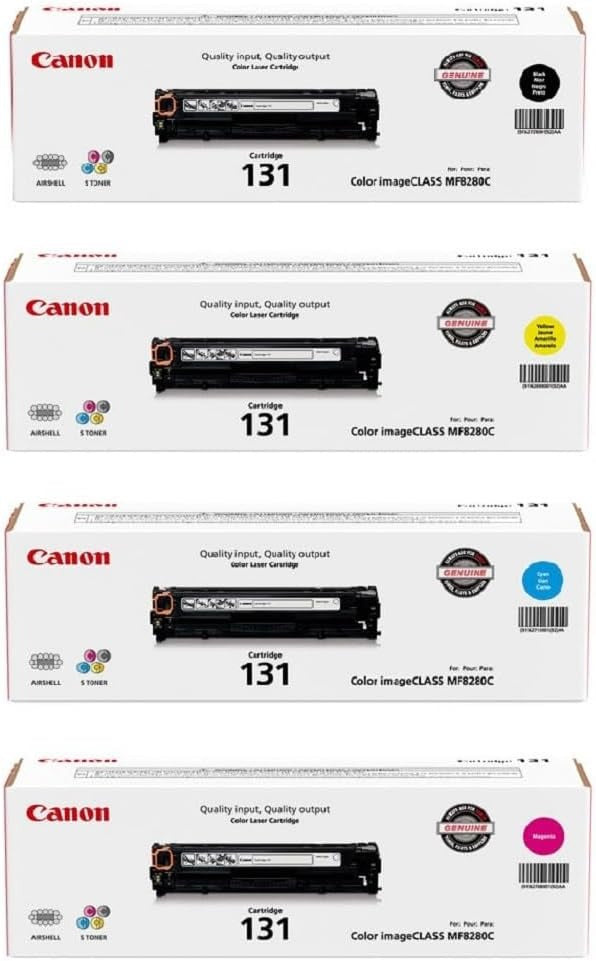 Canon 131 Toner 4-Pack full set view