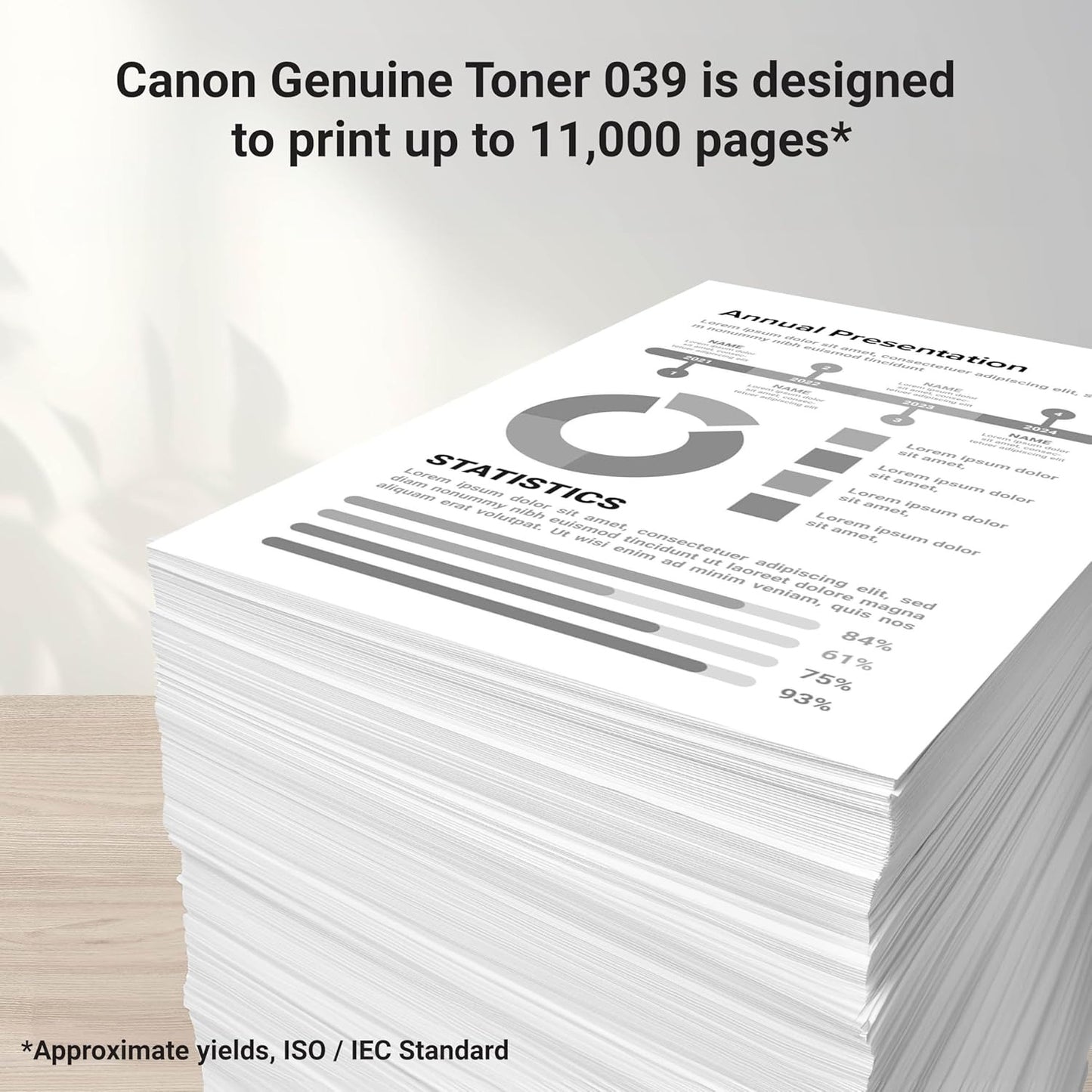 Original Canon 039 toner with packaging