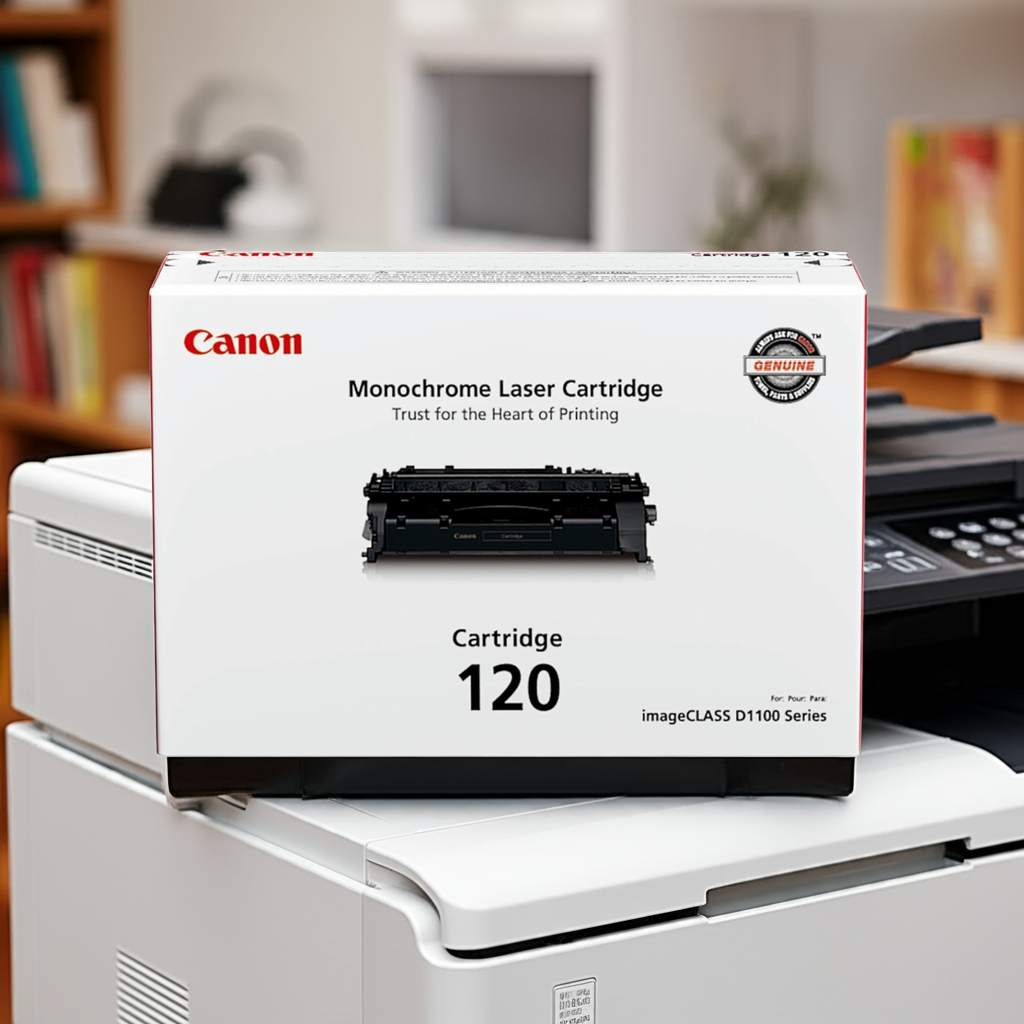 Canon 120 Toner Cartridge, Genuine Black (2617B001AA) TonerXpres