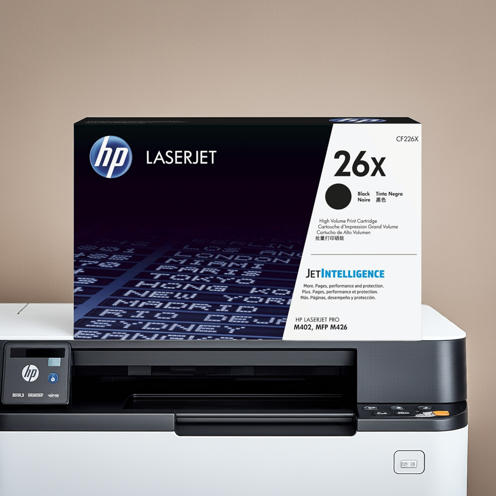 HP 26X Black Toner Cartridge High Yield CF226X