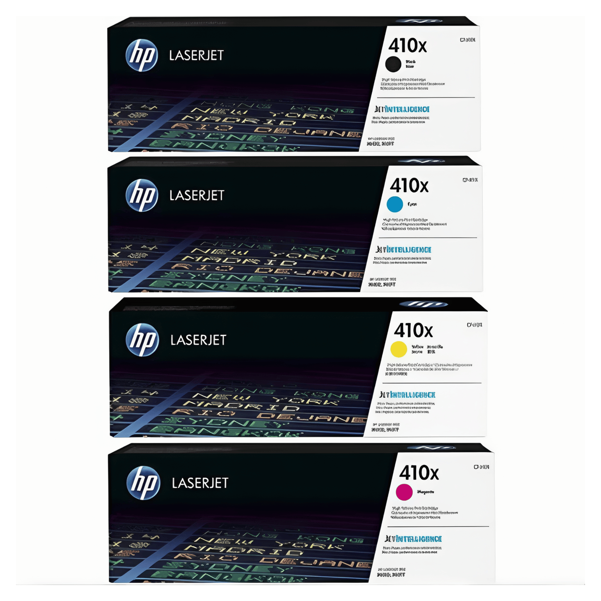 HP 410X Toner Set Cartridge High Yield (4-Pack, CF410X-CF413X) TonerXpres