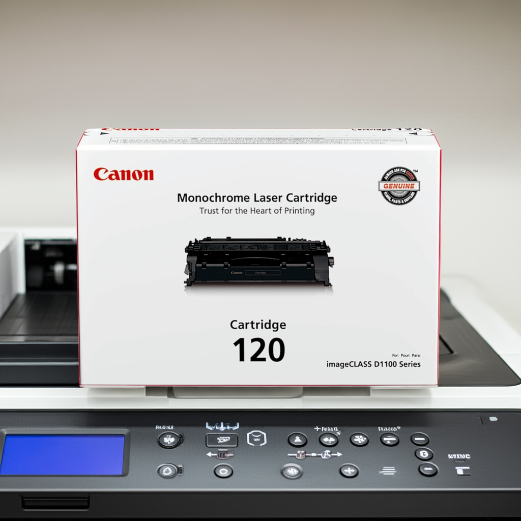 Canon 120 Toner Cartridge, Genuine Black (2617B001AA) TonerXpres