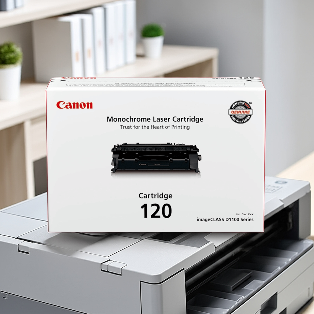 Canon 120 Toner Cartridge, Genuine Black (2617B001AA) TonerXpres