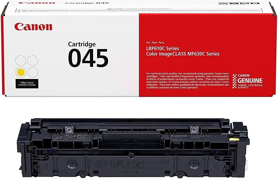 Canon 045 Toner Cartridge Set, Genuine 4-Color (Standard Yield) TonerXpres