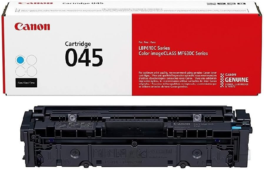 Canon 045 Toner Cartridge Set, Genuine 4-Color (Standard Yield) TonerXpres