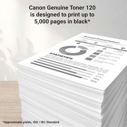 Canon 120 Toner Cartridge, Genuine Black (2617B001AA) TonerXpres