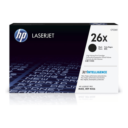 HP 26X Black Toner Cartridge High Yield CF226X