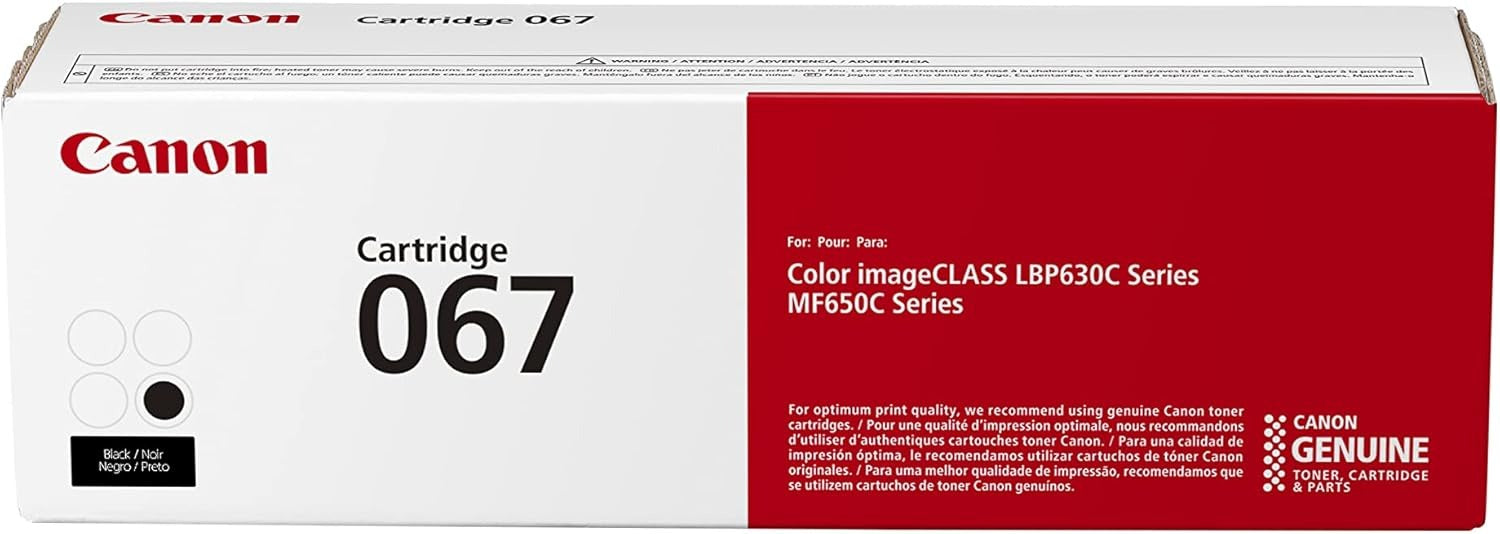 Canon 067 Toner Set 4-Pack | Genuine OEM for MF653Cdw MF654Cdw MF656Cdw Printers TonerXpres