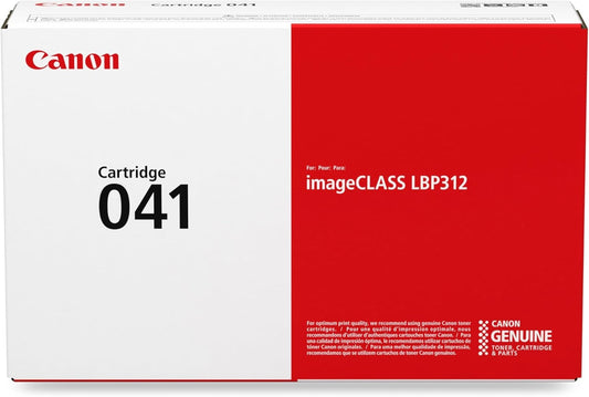 Original Canon 041 Black Toner Cartridge front view

