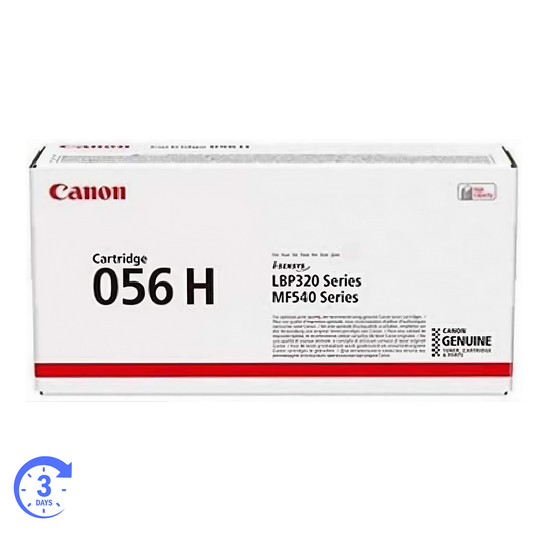 Genuine Canon 056H Black Toner Cartridge front view
