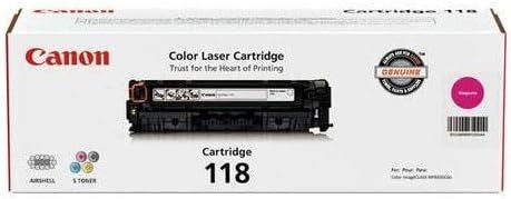 Canon 118 toner bundle with color labels


