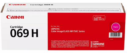 Canon 069H Toner Set Genuine Original 4-Color BCMY High Yield NEW TonerXpres