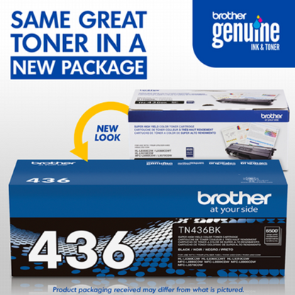 Brother TN-436 Toner Set Genuine Original 4-Color Super High Yield NEW!