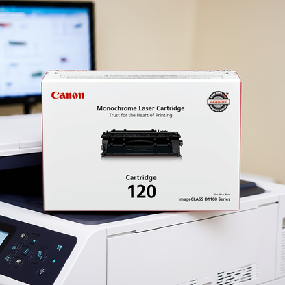 Canon 120 Toner Cartridge, Genuine Black (2617B001AA) TonerXpres