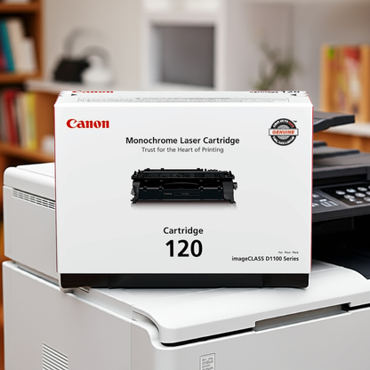Canon 120 Toner Cartridge, Genuine Black (2617B001AA) TonerXpres